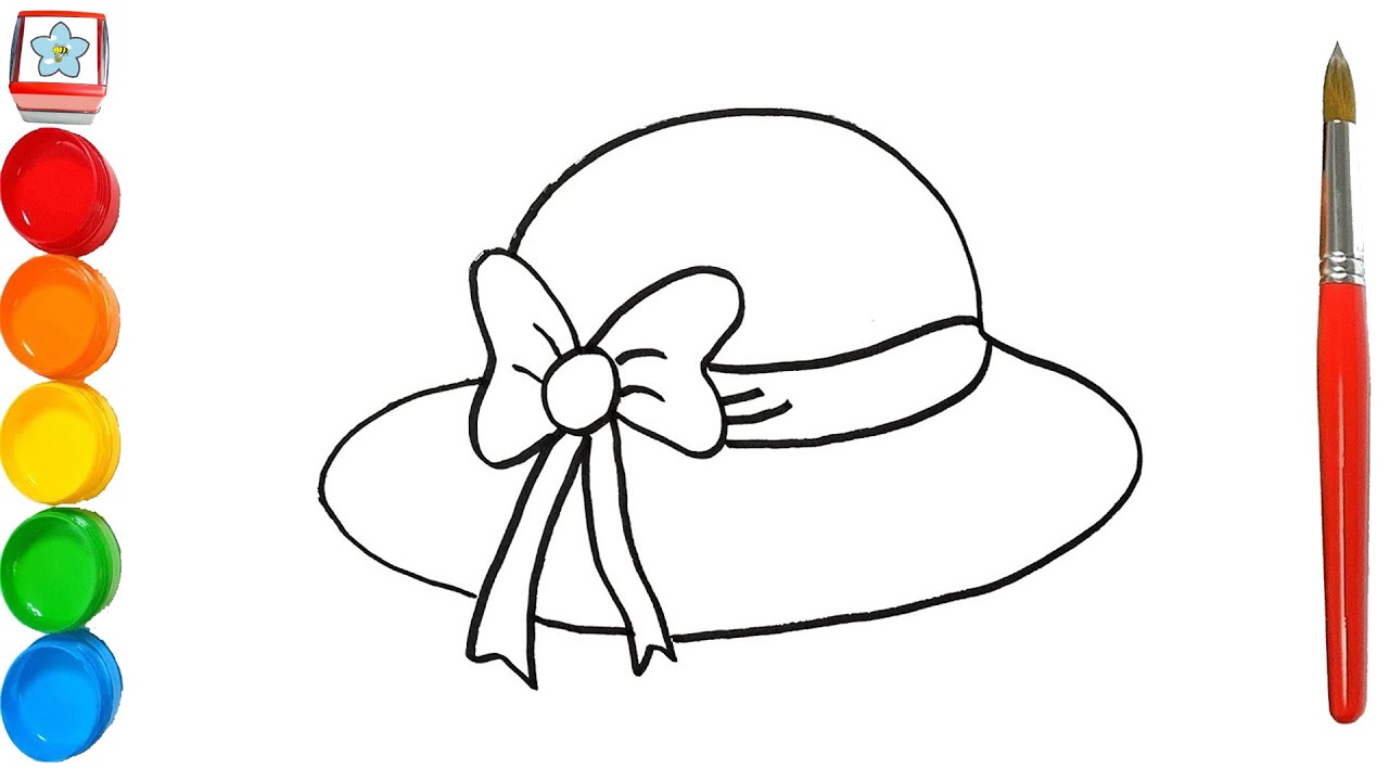 Vẽ Hình #211: Vẽ Cái Mũ (Cái Nón) Đơn Giản | How To Draw A Hat - Youtube