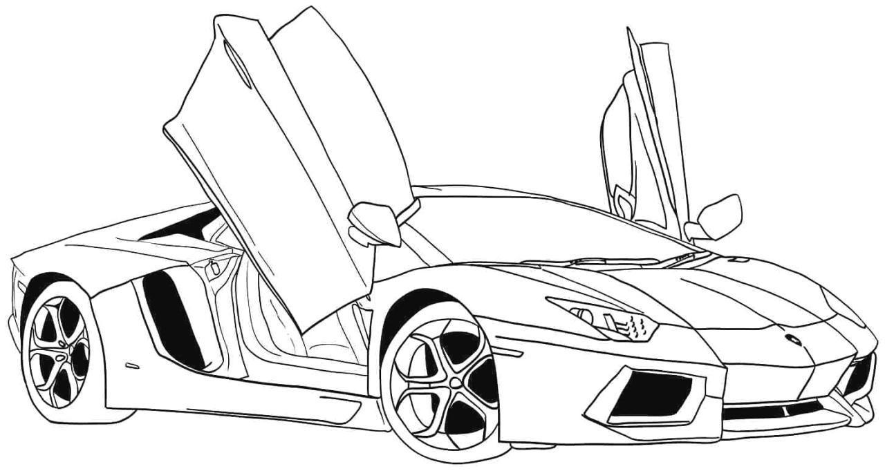 Tổng Hợp Hơn 96 Hình Về Tranh Vẽ Ô Tô Mơ Ước Lamborghini - Daotaonec