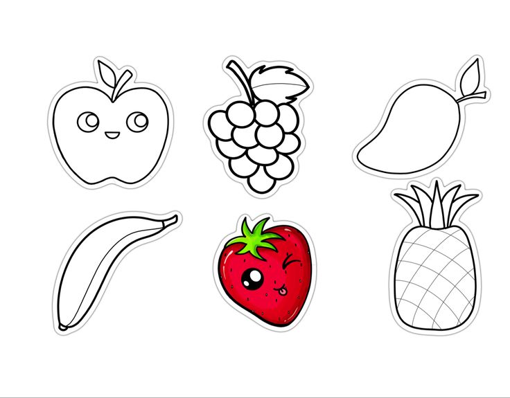 Draw And Color Fruits| Vẽ Và Tô Màu Trái Cây| Fruit Tekenen | Patilla