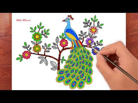Vẽ Con Công Tuyệt Đẹp | How To Draw The Peacock - Youtube