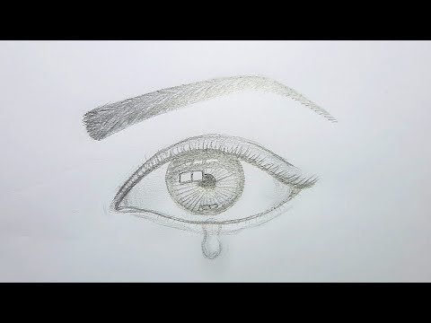 Hướng Dẫn Vẽ Vẽ Mắt Cô Gái Buồn | Ong Mật Mỹ Thuật #15 - Youtube