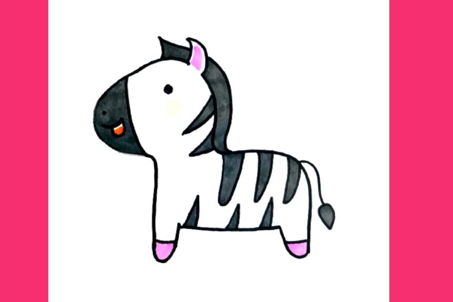 Cách Vẽ Con Ngựa Vằn Dễ Dàng ???? | How To Draw A Zebra | Thư Vẽ - Youtube
