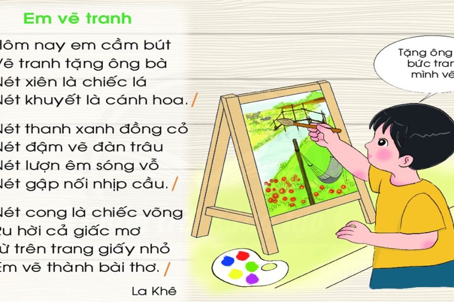 Tiếng Việt 1 - Tập Đọc - Em Vẽ Tranh - Youtube