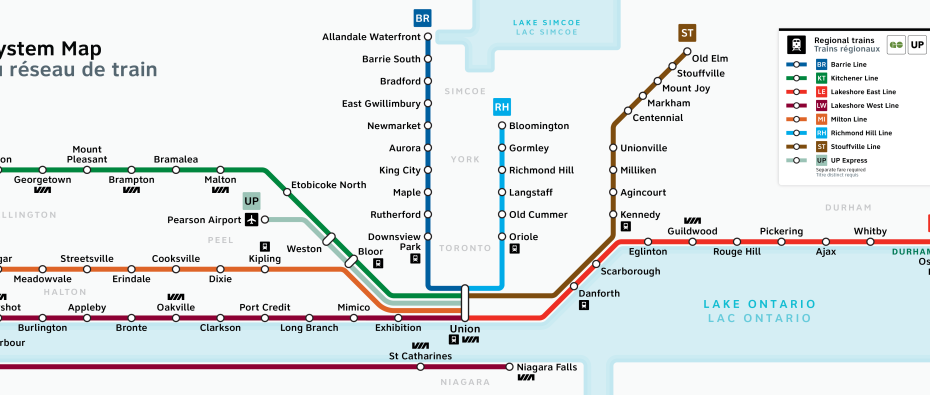 Go Transit - System Map