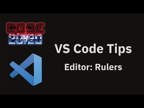 VS Code tips — The editor.rulers setting