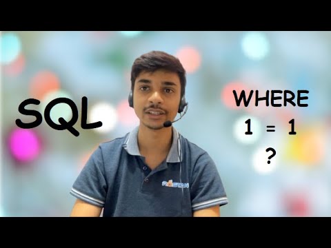 SQL where 1=1 ?