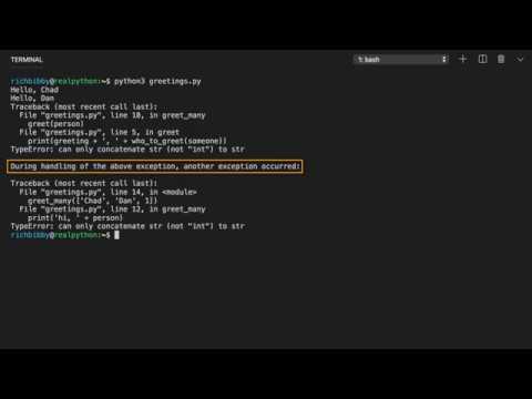 How Do You Read a Python Traceback?
