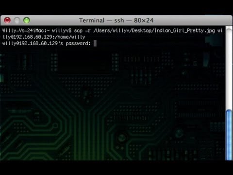 Mac Linux Terminal: SSH File Transfer