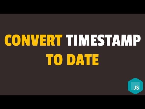 How to Convert Timestamp to Date Format in Javascript