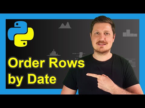 Sort pandas DataFrame by Date in Python (Example) | Order/Rearrange Rows | to_datetime & sort_values