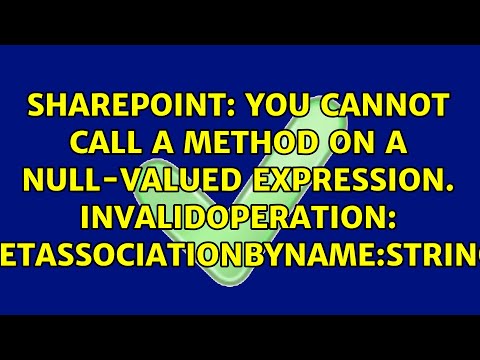 You cannot call a method on a null-valued expression. InvalidOperation:...