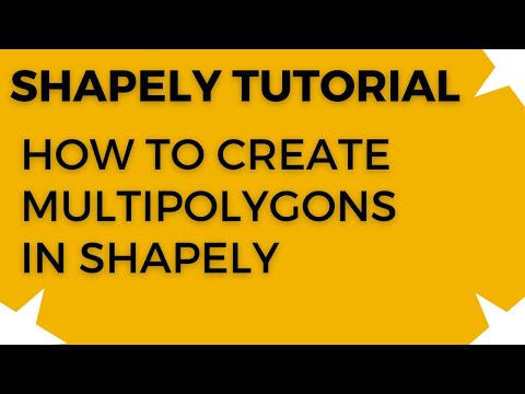 How to create MultiPolygons in Shapely?