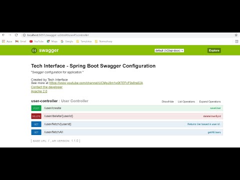 Swagger Configuration for Spring boot