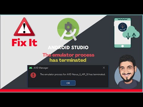 The emulator process for AVD was terminated || #has_terminated ||Android Studio 2022