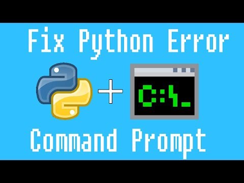 Fix Python CMD Error \