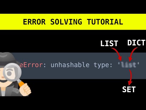 Python TypeError: unhashable type: 'list'