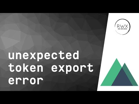 How to fix Nuxt.js unexpected token export error