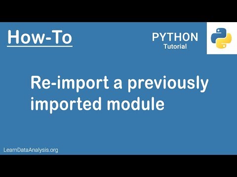 Python Tutorial | How to reload a Python module using importlib library