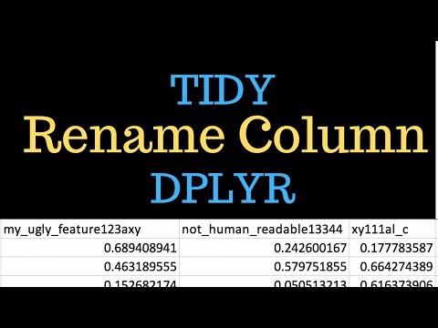 DPLYR Select & Rename Columns
