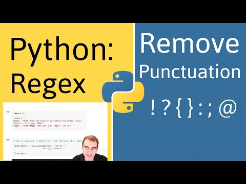 Python Regex: How To Remove Punctuation