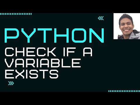 How to check if a variable exists in Python