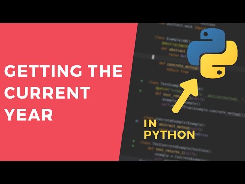 Getting the current year - 1 Minute Python Tutorial #shorts