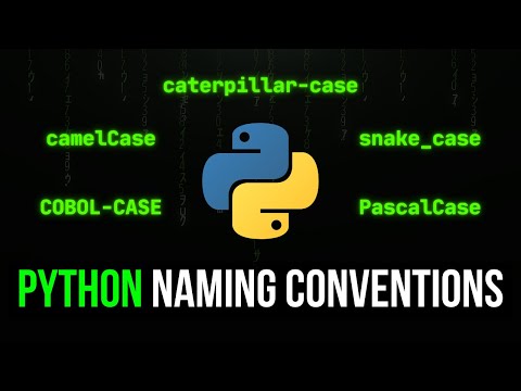 Python Case Types and Naming Conventions