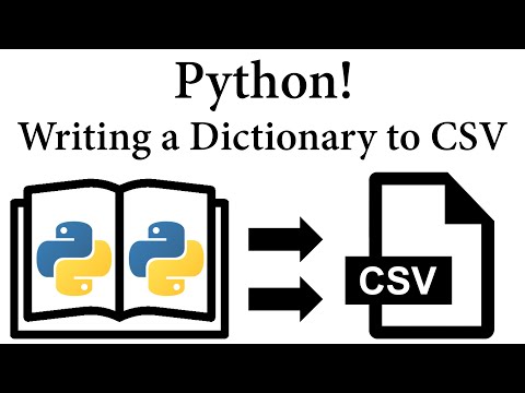 Python! Writing a Dictionary to CSV