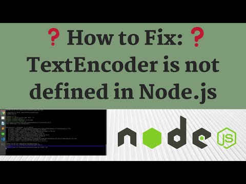 Solved | How to fix : TextEncoder is not defined in Node.js - MongoDB | SOLVED  #howto  #programming