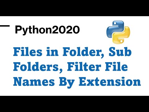 Python Get All the Files in a Directory | Loop through All CSV files in a folder | Python OS Module