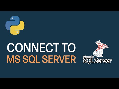 How To Connect To SQL Server In Python