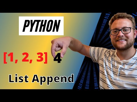 How To Append To A List In Python