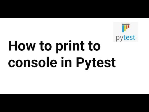 How to print to console in Pytest