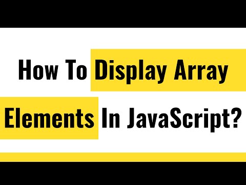 ✅ JavaScript Array | How to Display Array Elements? | Real World Coding Example