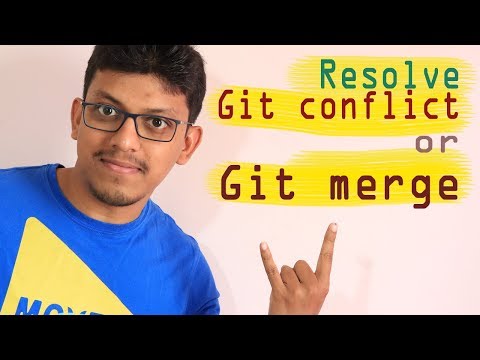 How to resolve merge conflict using Visual Studio Code