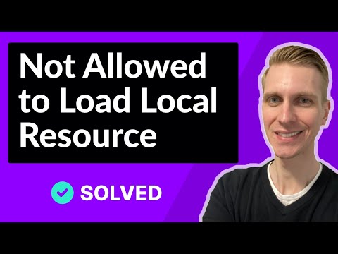 Chrome - Not allowed to load local resource (SOLVED)
