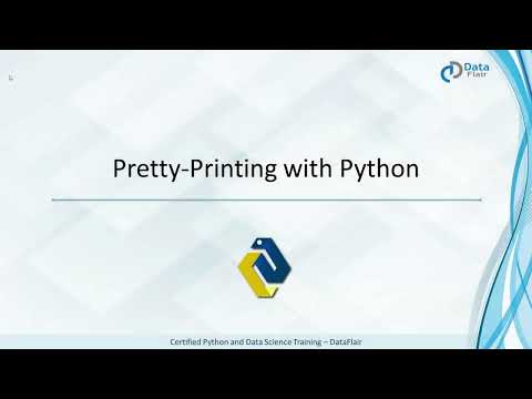 Python Pretty Printing pprint