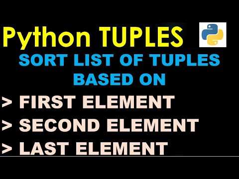 Sort List of  Python tuples based on First, Second and last elements | Python Basics