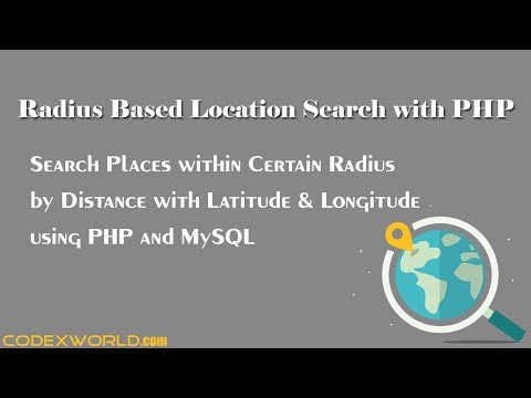 Radius Based Location Search with PHP and MySQL