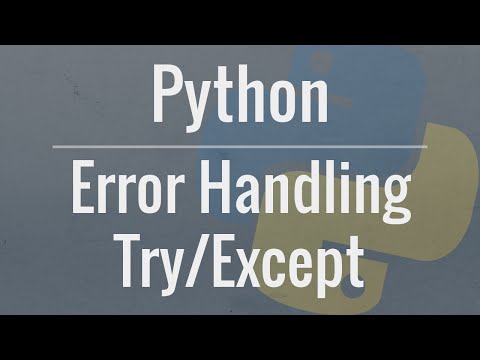 Python Tutorial: Using Try/Except Blocks for Error Handling