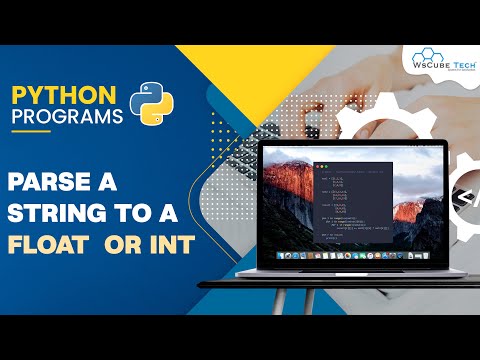 How to Parse a String to a Float or Integer using Python Codes? | Python Programs