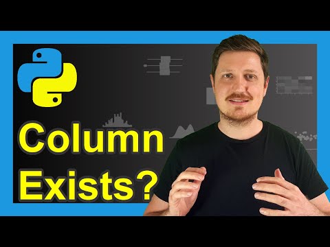 Check if Column Exists in pandas DataFrame in Python (Example) | How to Search & Find Variable Name
