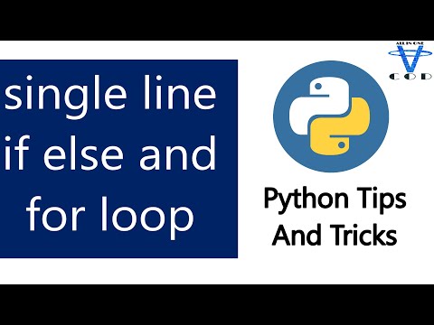 Python Single Line If Else And For Loop | Python Shorthnds If Else And For Loop | All In One Code