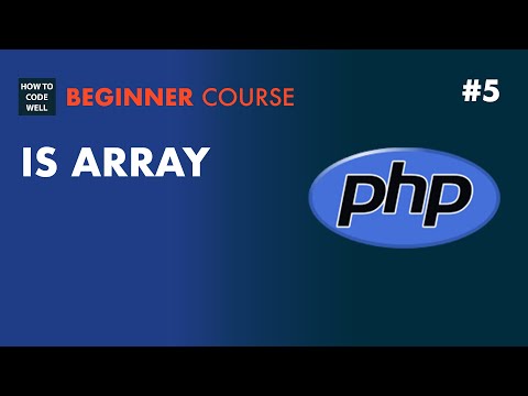 5: How to check if a PHP variable is an array - PHP 7 tutorial