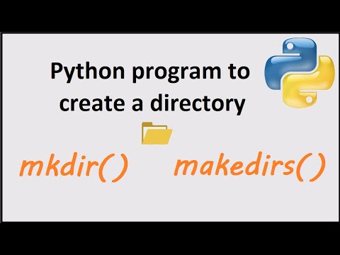 Python program to create a folder using mkdir() and makedirs() method