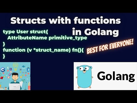 08.Structs with functions in Golang | BTP
