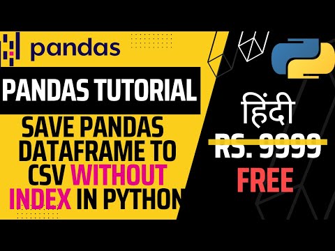 How To export Pandas Dataframe to CSV file Without Index