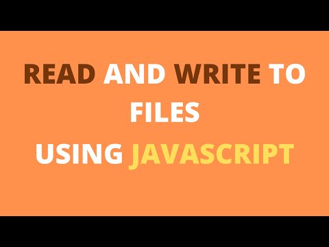 How to Read and Write to Text Files in JavaScript