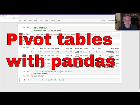 Pivot tables with Pandas