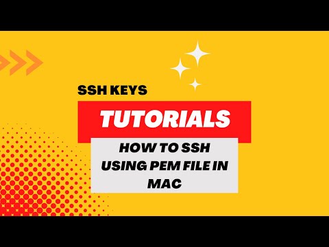 How to SSH using pem file mac